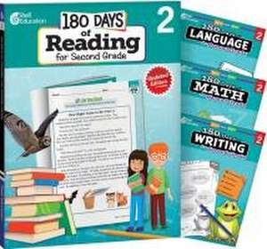 180 Days of Practice Grade 2 Bundle (Grade 2) de Teacher Created Materials