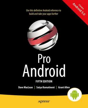 Pro Android 5 de Dave MacLean