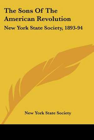 The Sons Of The American Revolution de New York State Society