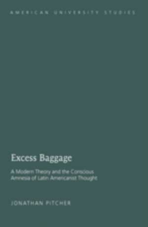 Excess Baggage de Jonathan Pitcher