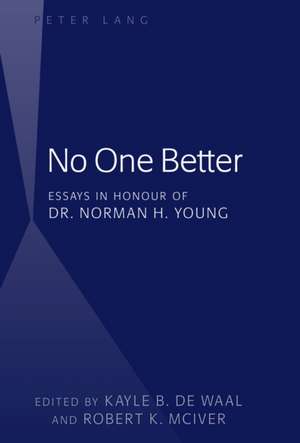 No One Better de Kayle B. de Waal