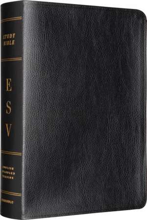 ESV Study Bible (Bonded Leather, Black) de Spck