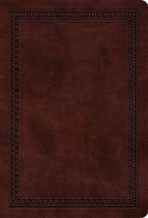 ESV Value Compact Bible (TruTone, Mahogany, Border Design) de Spck