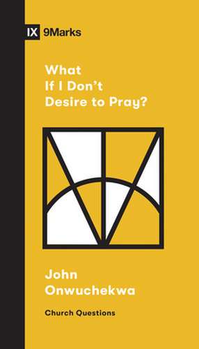 What If I Don`t Desire to Pray? de John Onwuchekwa