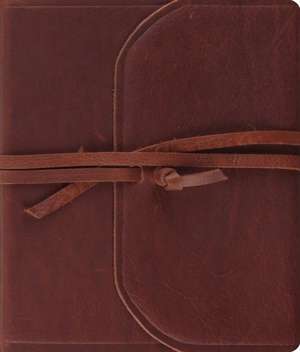 ESV Journaling Bible (Natural Leather, Brown, Flap with Strap) de Spck