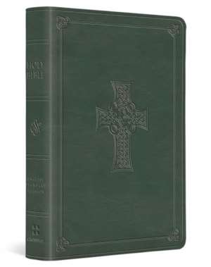 ESV Value Large Print Compact Bible (Trutone, Quiet Forest, Celtic Cross Design)