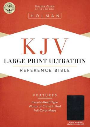 Large Print Ultrathin Reference Bible-KJV de B & H Editorial