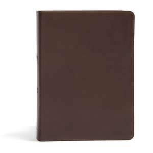 CSB She Reads Truth Bible, Brown Genuine Leather, Indexed de Raechel Myers