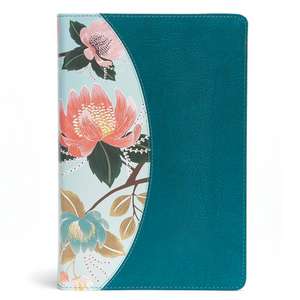 The CSB Study Bible for Women, Teal/Sage Leathertouch, Indexed de Csb Bibles by Holman