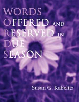 Words de Susan G. Kabelitz