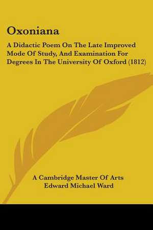 Oxoniana de A Cambridge Master Of Arts