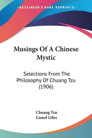 Musings Of A Chinese Mystic de Chuang Tzu