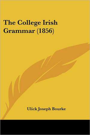 The College Irish Grammar (1856) de Ulick Joseph Bourke