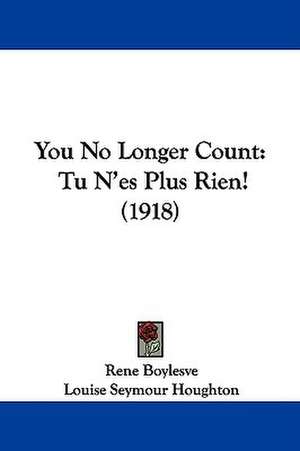 You No Longer Count de Rene Boylesve