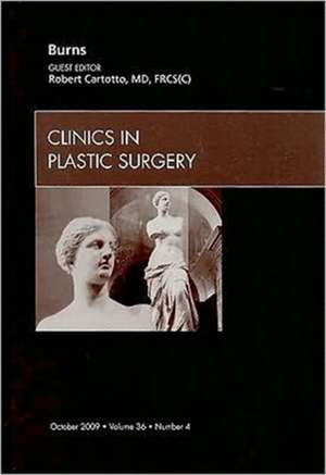 Burns, An Issue of Clinics in Plastic Surgery de Robert Cartotto