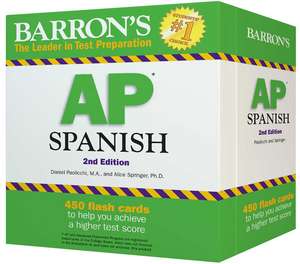 AP Spanish Flashcards, Second Edition: Up-to-Date Review and Practice + Sorting Ring for Custom Study de Daniel Paolicchi, M.A.