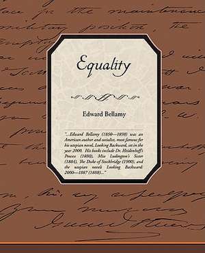 Equality de Edward Bellamy