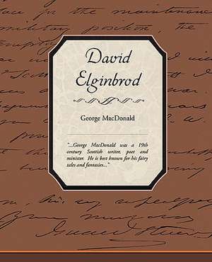 David Elginbrod de George Macdonald