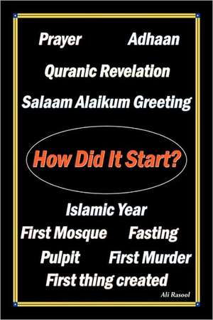 How Did It Start? de Ali Rasool