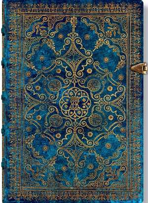 Paperblanks | Azure | Equinoxe | Hardcover | Midi | Lined | Clasp Closure | 240 Pg | 120 GSM de Paperblanks