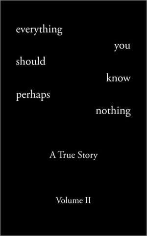 Everything You Should Know Perhaps Nothing de Todd Andrew Rohrer