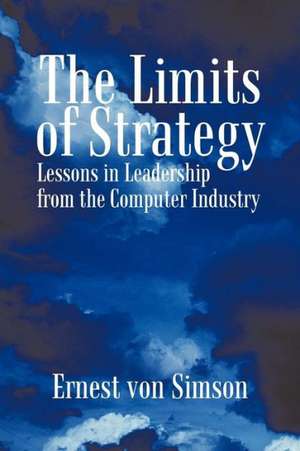 The Limits of Strategy de Von Simson Ernest Von Simson