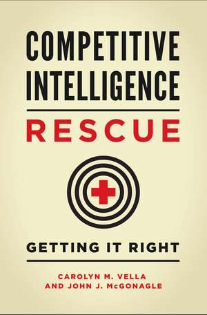 Competitive Intelligence Rescue: Getting It Right de Carolyn M. Vella