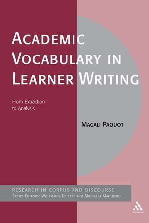 Academic Vocabulary in Learner Writing: From Extraction to Analysis de Magali Paquot