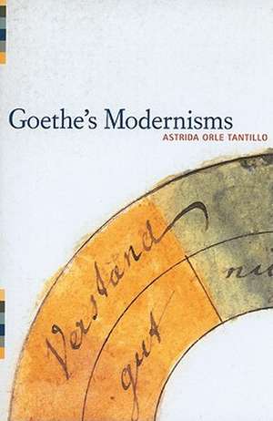 Goethe's Modernisms de Professor Astrida Orle Tantillo