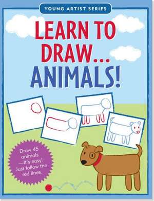 Learn to Draw Animals!: Easy Step-By-Step Drawing Guide de Peter Pauper Press Inc