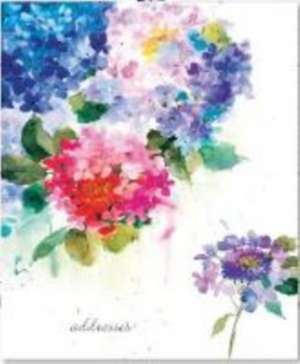 Hydrangeas Large Address Book de Peter Pauper Press