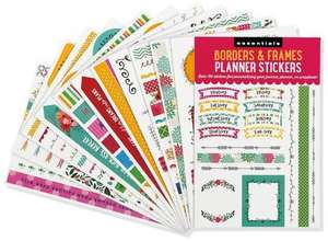 Essentials Borders & Frames Planner Stickers de Inc Peter Pauper Press