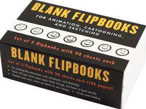 Blank Flipbooks (3-Pack) de Peter Pauper Press Inc