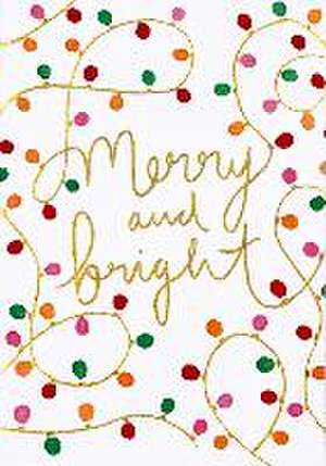 Merry & Bright Small Boxed Holiday Cards (20 Cards, 21 Self-Sealing Envelopes)