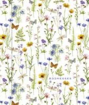 Wildflower Garden Large Address Book de Ann Johnston