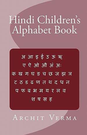 Hindi Children's Alphabet Book de Archit Verma