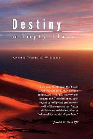 Destiny in Empty Places de Apostle Wanda N. Williams