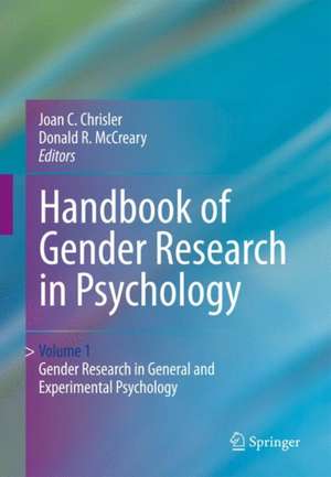 Handbook of Gender Research in Psychology de Joan C. Chrisler