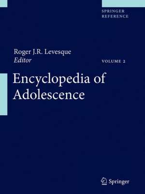 Encyclopedia of Adolescence de Roger J.R. Levesque