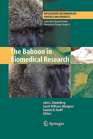 The Baboon in Biomedical Research de John L. VandeBerg