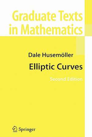 Elliptic Curves de Dale Husemöller