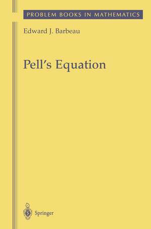 Pell’s Equation de Edward J. Barbeau