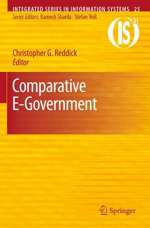 Comparative E-Government de Christopher G Reddick