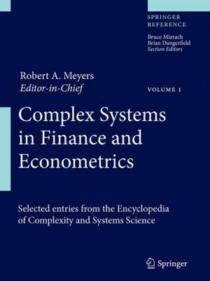 Complex Systems in Finance and Econometrics de Robert A. Meyers