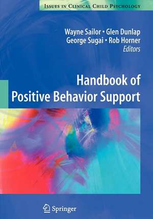 Handbook of Positive Behavior Support de Wayne Sailor