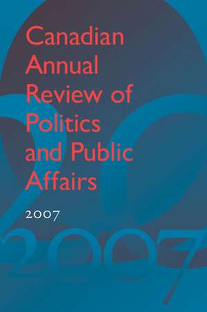 Canadian Annual Review of Politics and Public Affairs