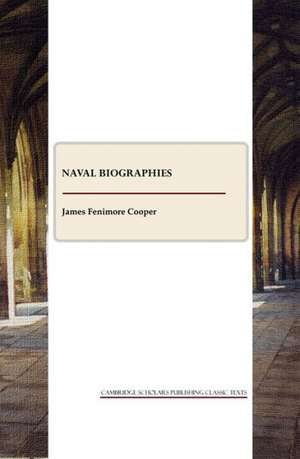 Naval Biographies de James Fenimore Cooper