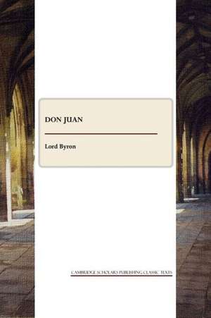 Don Juan de Lord George Gordon Byron