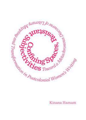 Confining Spaces, Resistant Subjectivities: Toward a Metachronous Discourse of Literary Mapping and Transformation in Postcolonial Womenas Writing de Kinana Hamam