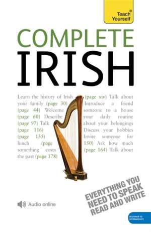 Complete Irish Beginner to Intermediate Book and Audio Course de Diarmuid O Se